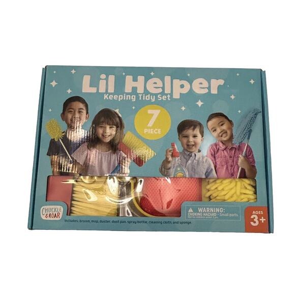 Chuckle & Roar Other - Chuckle & Roar Lil Helper Keeping Tidy Set Cleaning 7 Piece Role Play Set